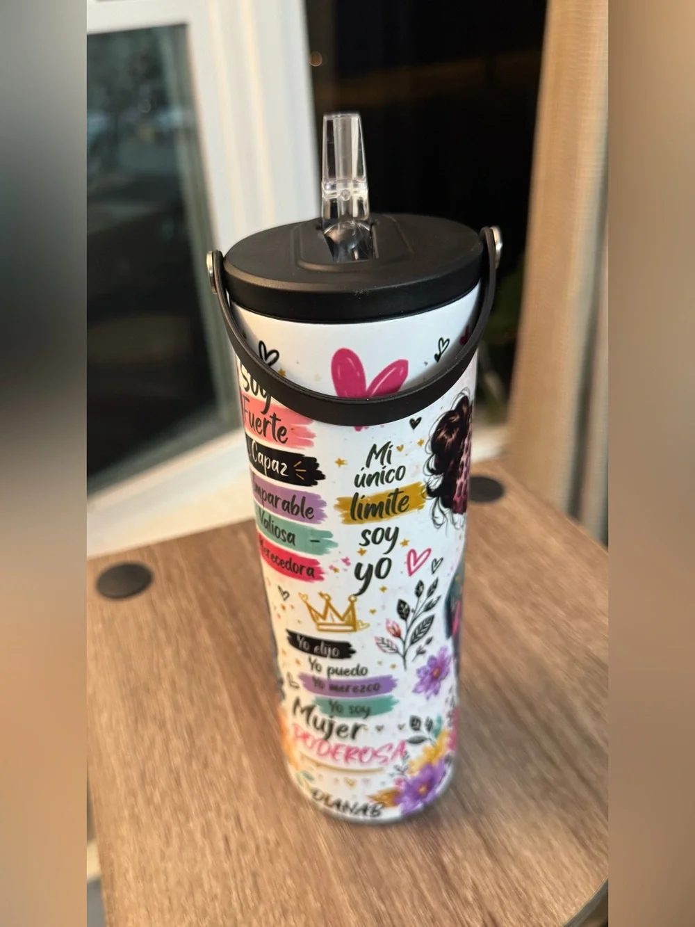 Custom Water Bottle  Sports Skinny Insulated  20oz, Personalized